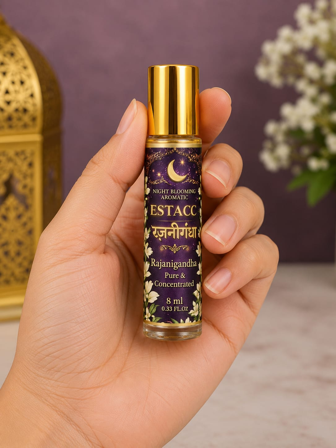 ESTACC Rajnigandha Attar Roll On 8ml