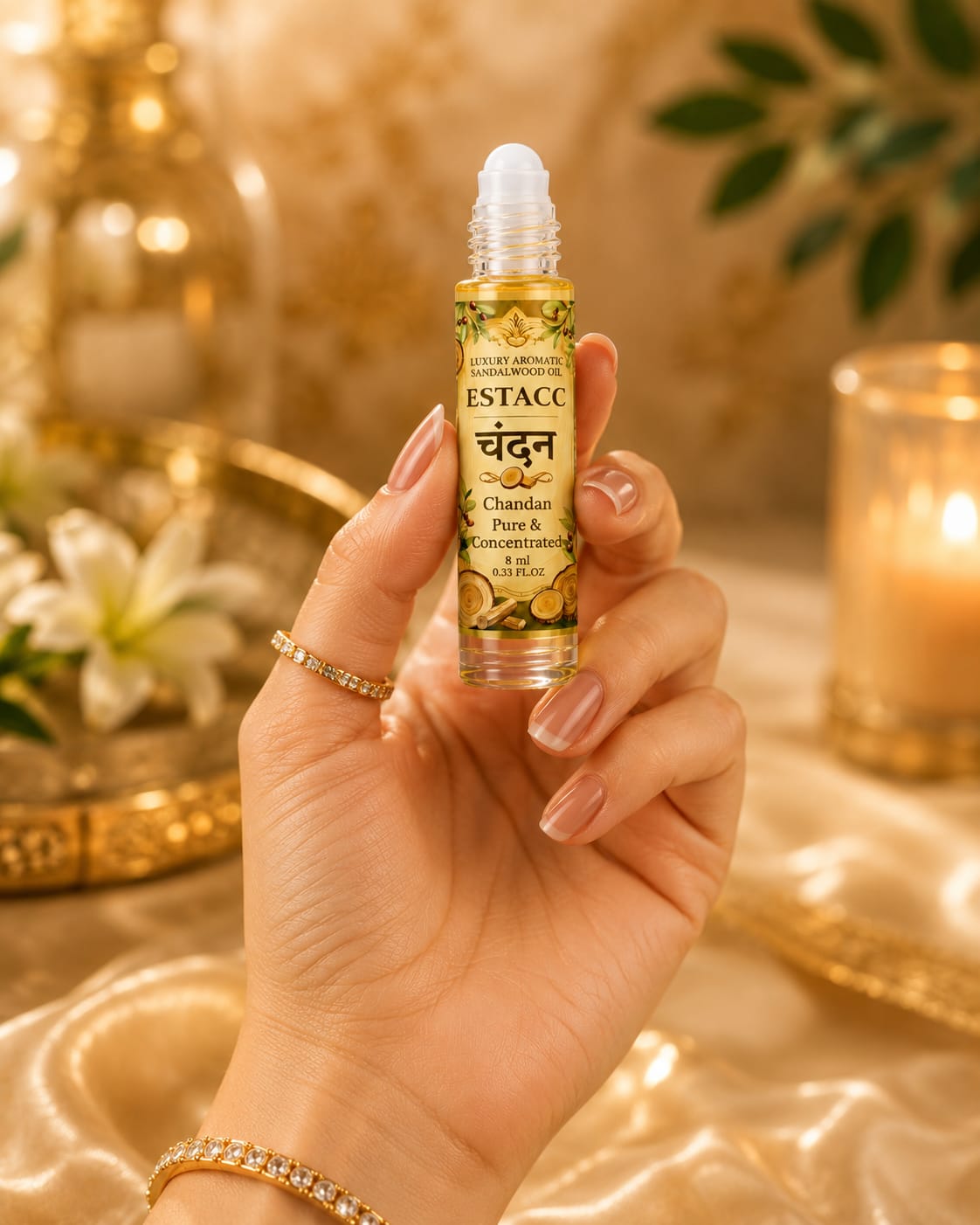 ESTACC Chandan Attar Roll On 8ml