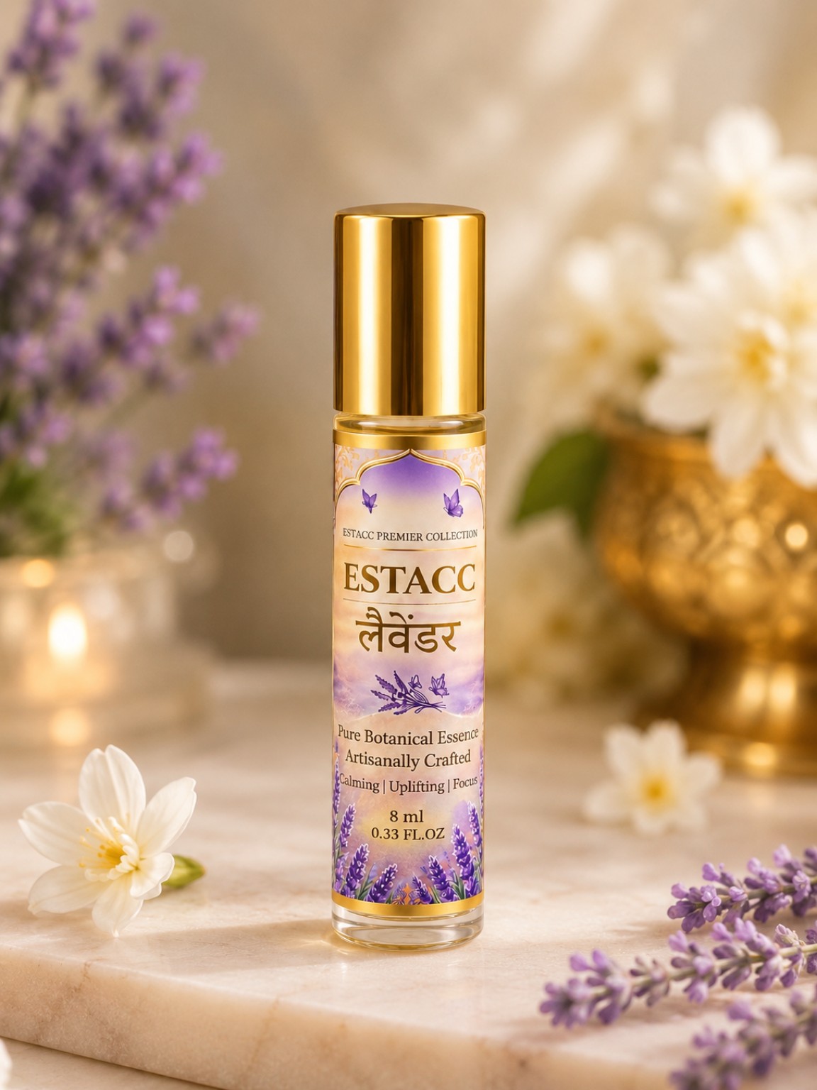 ESTACC Lavender Attar Roll On 8ml